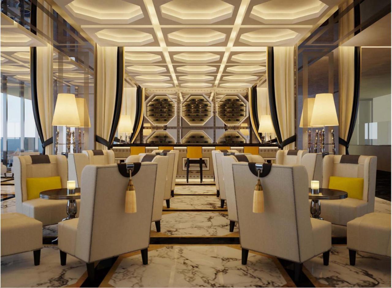 Royal M Hotel Abu Dhabi By Gewan Bagian luar foto The interior of the restaurant