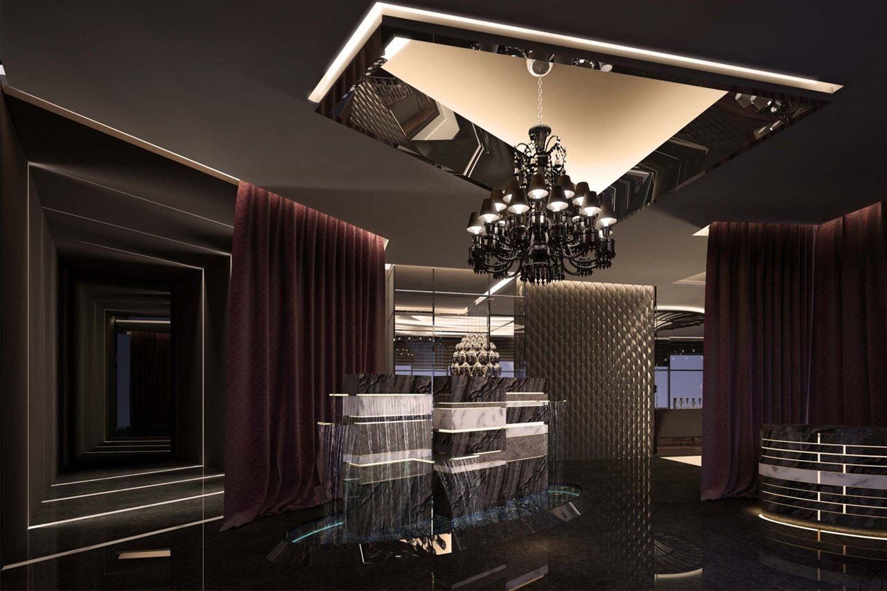 Royal M Hotel Abu Dhabi By Gewan Bagian luar foto Interior of the restaurant